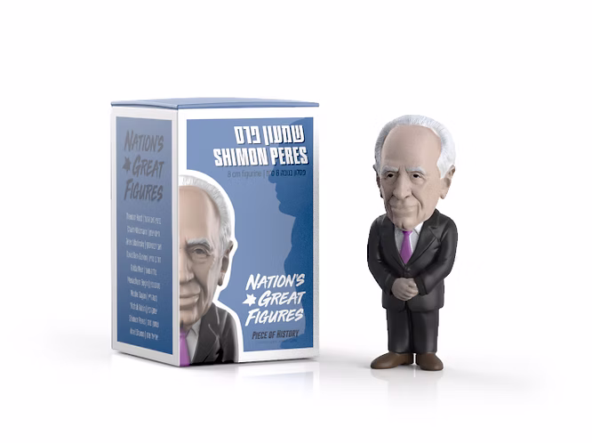 Shimon Peres Figura – Incluye Acrilico y tarjeta