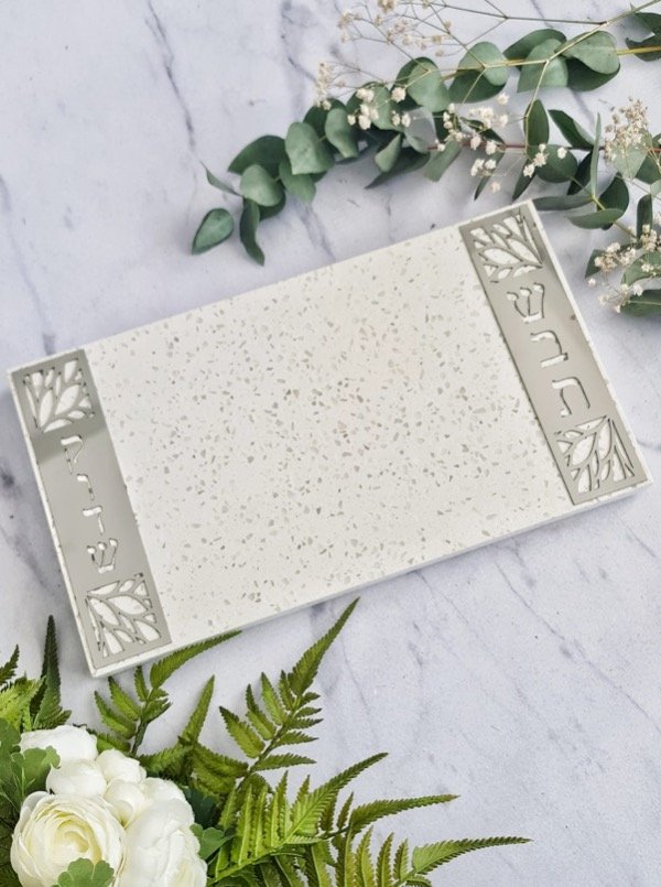 Bandeja Shabat Silestone Blanca